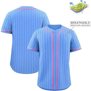 Maillots de baseball pour équipes, en mélange de polyester durable, légers, style manches raglan, pour une liberté de mouvement athlétique totale - Product Image 3