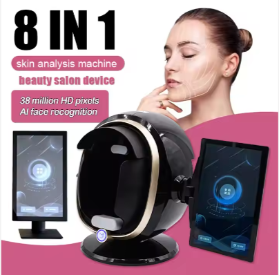 Professional Smart Ai Facial Skin Analyzer Age Analysis Beauty Product Recommendations Ai Smart Color 3D Digital Images