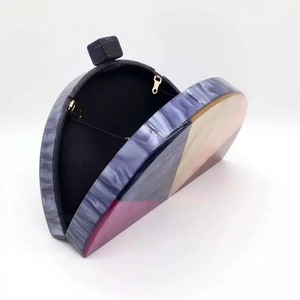 Irregular Shape Epoxy Resin Clutch Artistic Fashion Design Handmade <b>Craft</b> Decorative Bag - Product Image 1