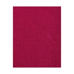 On Demand Red Colour <b>Plain</b> Natural Washable Soft Fabric <b>Plain</b> Pure 100% Cotton <b>Ring</b> Spun Linen Custom Embroidered Napkin Sets - Product Image 1