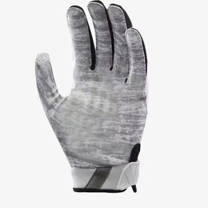 High Quality Custom Logo Leather Breathable Adjustable American Football Gloves Super <b>Sticky</b> Anti Slip Receiver Unisex Gloves - Product Image 3