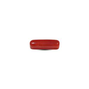 Natural Red Coral Loose Gemstone 6.3 Carat High Quality Rough Cabochon for Fine Jewelry - Product Image 3