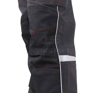 Pantalones de seguridad multi-bolsillos con costuras reforzadas para uso en fábrica y taller - Product Image 5