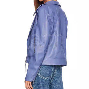 2026 New Fashion OEM Service Low MOQ Women <b>Leather</b> Jacket <b>Top</b> Selling New Design Winter Jackets In Reasonable Price - Product Image 3