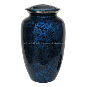 โกศโลหะอัลลอยสีเขียวคลาสสิกสำหรับผู้ใหญ่ที่ระลึกการเผาศพสไตล์อเมริกัน - Product Image 2