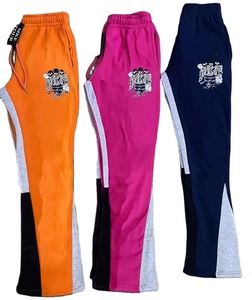 กางเกงสเวตเตอร์ผ้าฟลีซแบบพับเก็บได้สำหรับผู้ชายกางเกงผ้าฟลีซด้านหน้าเรียบแบบสตรีทระบายอากาศได้ดีเป็นมิตรกับสิ่งแวดล้อม - Product Image 1