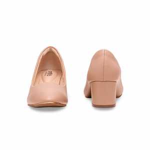 Beige WN7447 Zapatos de corte Pisos cómodos para mujer - Product Image 2