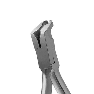Pince de retrait d'attaches angulaires à long manche en acier inoxydable, instrument dentaire orthodontique pour un retrait sûr des attaches - Product Image 1