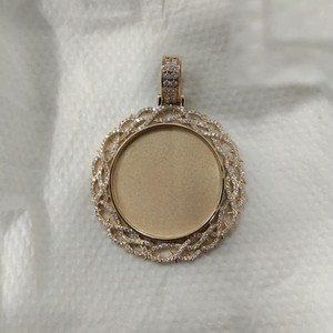 Hip Hop Bling Zircon Collier Glace Out Grand Coeur Pendentif Élégant Bijoux Cadeau pour Hommes Femmes Flashy Streetwear Déclaration - Product Image 3