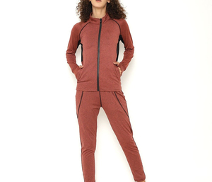 Conjunto Deportivo de Moda para Mujer, Sudadera y Pantalones a Juego, Ideal para Deportes, Fitness, Gimnasio, Hogar y Uso Diario - Product Image 1