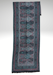 Abaya de Viscosa Jacquard de Tejido Directo de Fábrica Safaa - Abaya de Lujo con Patrón Étnico Jamawar, Prenda Modesta para Mujer - Product Image 4