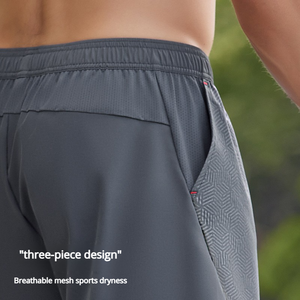 Pantalones Cortos Casuales de Punto para Hombre, a la Altura de la Rodilla, con Rasgaduras, Cintura Media, Transpirables, de Secado Rápido, para Correr y Hacer Ejercicio al Aire Libre - Product Image 5