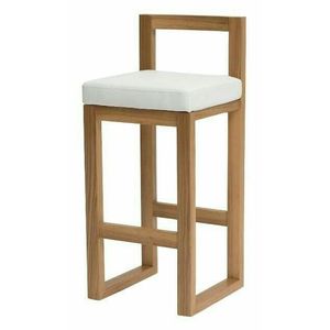 Silla de barra de madera de teca estadounidense, fabricada en Indonesia, muebles de madera maciza. - Product Image 1