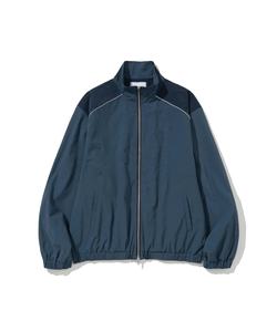 Private Label Men's Windbreaker Jacket with Stand Collar and Front Logo 220g <b>Fabric</b> Breathable & Eco-Friendly for US Buyers - Product Image 6