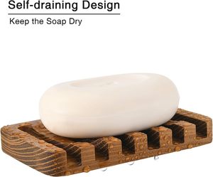Support à Savon en Bois Fait Main avec Logo Personnalisé, Plateau Égouttoir en Bois pour Savon en Barre, Idéal pour Lavabo de Salle de Bain, Fournisseur en Gros - Product Image 2