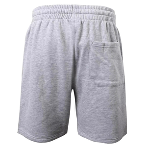 Pantalones Cortos Deportivos Clásicos Color Gris Jaspeado, Mezcla de Algodón Suave, Cintura Elástica con Cordón, para Descansar, Gimnasio, Entrenamiento, Verano - Product Image 6