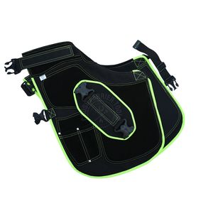 ผ้ากันเปื้อนช่างเกือกม้าคุณภาพพรีเมียม ทำจากหนังและผ้าใบ ปรับขนาดได้ มีช่องใส่มีด แผ่นแม่เหล็กสำหรับเก็บตะปู ตัวล็อคด้านหลัง เหมาะสำหรับงานเกือกม้า - Product Image 1