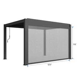 Pergola Curtain <b>Shutter</b> for Outdoor Spaces - Product Image 3