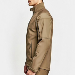 เสื้อแจ็คเก็ตกันน้ำสำหรับผู้ชาย RAPID SPORTS รุ่นใหม่ขายส่ง ผ้าขนสัตว์ผสมเนื้อนุ่มไร้รอยต่อ สีเทา ซิปปิด น้ำหนัก 400 กรัม เหมาะสำหรับฤดูหนาว - Product Image 3