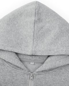 Sweat-shirt à capuche zippé pour homme, pull à fermeture éclair - Product Image 3