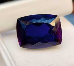 Tanzanita Azul, Corte Octogonal, Natural, Certificada por Terceros, Tamaño Libre, Piedra Preciosa Suelta, Piedra Rara para Joyería - Product Image 1