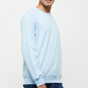 เสื้อสเวตเชิ้ตคอกลมทรงปกติสำหรับผู้ชาย สีพื้น ผ้าถัก 100% คอตตอน ป้องกันขนร่วง น้ำหนัก 400 กรัม เสื้อสวมหัวลำลองสำหรับฤดูหนาว - Product Image 3
