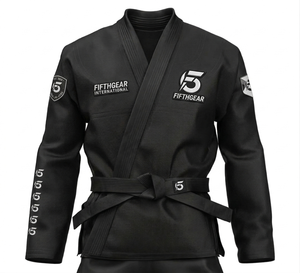 Robuste BJJ Gi uniforme hiver entraînement épais perle armure Durable coton renforcé collier Triple Arts martiaux Jiu Jitsu - Product Image 2