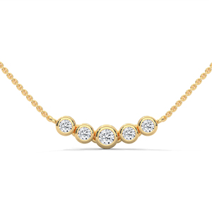 Collar de Oro de Joyería Fina con Colgante Solitario de Diamante Cultivado en Laboratorio para Regalos Premium y un Aspecto Refinado - Product Image 1