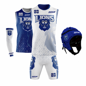 Uniformi 7V7 Nuove e Più Vendute, OEM ODM, Abbigliamento per Squadre, Uniformi per Club Giovanili, Set Completi per Flag Football, Kit Completi per Football - Product Image 4