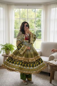 Robe afghane à faible MOQ pour mariage formel, respirante, à manches longues, style afghan, pour femmes, service OEM ODM - Product Image 3