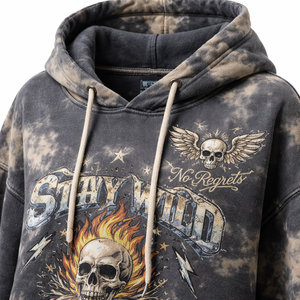 Sudadera con Capucha Desgastada Personalizada al por Mayor para Mujer - Suministro Directo de Fábrica OEM - Product Image 4