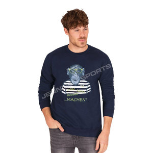 OEM Custom Solid Color Casual Men's Classic Crewneck <b>Winter</b> <b>Fleece</b> Sweatshirt 100% Cotton Pullover Oversized - Product Image 4
