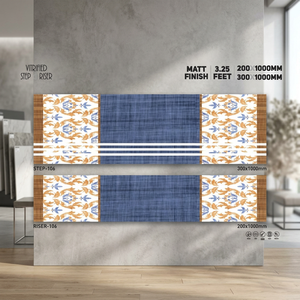 Carreaux de marche/rail en porcelaine, 300x1000mm, pour marche, finitions, antidérapantes, le lot de la marque indienne - Product Image 2