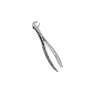 Forceps dentaire en corne de boeuf, manuel, en acier inoxydable, argenté, avec poignée moletée, instrument chirurgical certifié CE de classe I pour molaires inférieures - Product Image 5