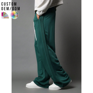 Pantalon en coton pour homme, léger, taille élastique, coupe droite décontractée, respirant, confortable, usage quotidien, logo personnalisé OEM ODM - Product Image 4