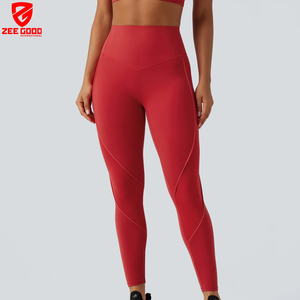 Manufacturer ODM OEM Butt Lifter High Waist Good Stretch <b>Grey</b> Sports Pants Workout Yoga <b>Leggings</b> With Pocket <b>For</b> Fitness <b>Women</b> - Product Image 1