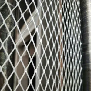 Aluminum Expanded Metal Fence <b>Mesh</b> <b>for</b> Industrial Protection Aluminum Diamond <b>Mesh</b> Fence Panel Custom Size High Quality Aluminum - Product Image 3