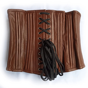 Corsé Transpirable de Último Modelo para Mujer, Talla Personalizada, Hecho de Cuero Suave, Ajustable, Corsés de Cuero para Mujer - Product Image 6