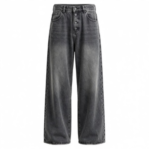 Jean droit pour homme, taille mi-haute, coupe classique, en coton/élasthanne, respirant, écologique, séchage rapide, décontracté, avec rivets et boutons, délavage classique BD - Product Image 4
