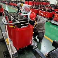Transformateur sec triphasé Dishin 3000KVA 6.3/0.4KV 100% cuivre à faible bruit SCB11 50/60Hz ISO9001 Dyn11/Yyn0 Norme IEC 2