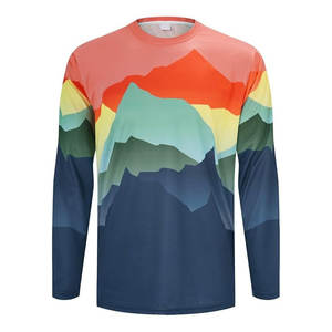 เสื้อจักรยานพิมพ์ลายโลโก้ตามสั่ง ทรงเข้ารูป ระบายอากาศได้ดี คุณภาพสูง บริการดีเยี่ยม สำหรับผู้ชาย เหมาะสำหรับออกกำลังกาย - Product Image 1