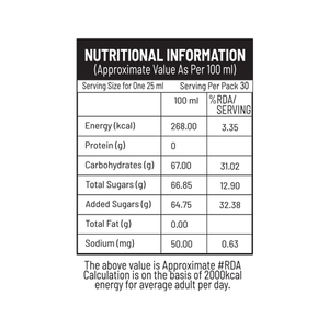 Mojee Strawberry Flavoured Syrup 1L Premium in Bottle for Mocktails - Product Image 4