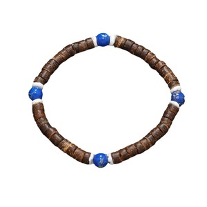 Trendy Bead Yellow Tiger Eye <b>Bracelet</b> Geometric Natural Stone <b>Stretch</b> Gift for Men Women Buddhist Symbol A800894 - Product Image 3