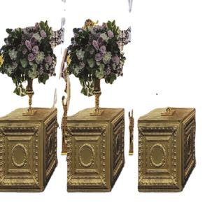 Sillas de Madera Modernas y Sencillas con Temática Mughal, Elegantes Piezas Decorativas para Uso en Interiores/Exteriores en Tu Día Especial - Product Image 1