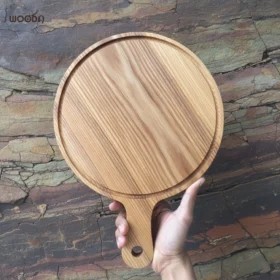 Tabla de Cortar para Pizza Rectangular de Madera de Fresno con Asa, Ecológica, Apta para Lavavajillas, Tabla para Servir, Utensilios de Cocina - Product Image 6
