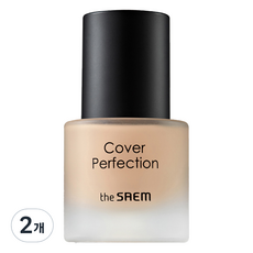Confezione Scontata di Correttore e Fondotinta Saem Cover Perfection, Mini 15ml 2pz, 2.0 Beige Ricco, Formato da Viaggio, Forma Liquida per Tonalità di Pelle Media - Product Image 1