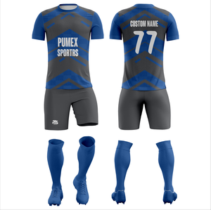 Factory Direct Premium Soccer Uniform Custom Sublimation Unisex Teamwear Breathable Short Sleeve New Design Shirt - Product Image 2