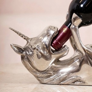 Porte-bouteille à vin minimaliste en métal, design moderne et épuré pour table - Product Image 4
