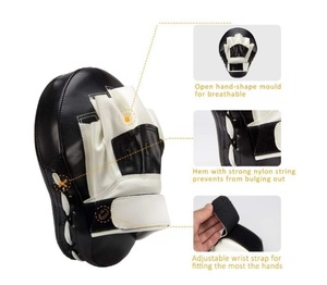Almohadillas de boxeo Focus Punching Pads de la mejor calidad para entrenamiento de boxeadores, MOQ bajo, con logo personalizado, entrenamiento profesional. - Product Image 2