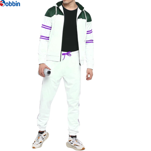 Ensemble de survêtements OEM personnalisés, très demandés, nouveau style, en gros, à rayures, couleur personnalisée, pour la gym et l'entraînement sportif - Product Image 4